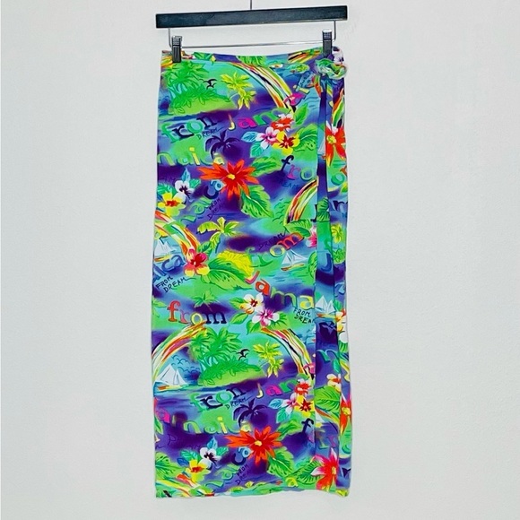 Jams World Other - Jams World Vintage Jamaican Tropical Skirt Coverup Wrap